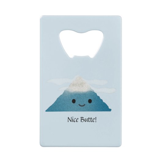Funny Nice Butte Creditkaart Flessenopener (Achterkant)