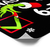 Funny Nice Naughty 6 7 Christmas 67 Meme Xmas Boys Poster (Hoek)