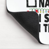 Funny Nice Naughty I Swear I Tried Christmas List  Muismat (Hoek)