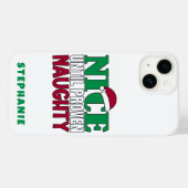 Funny Nice tot bewijs van Naughy-kerst Case-Mate iPhone Case (Achterkant (horizontaal))
