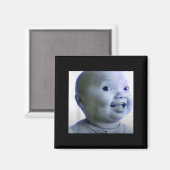 Funny Niche Baby Gen Z Meme Ai Viral Giggling Ai L Magneet (Voorkant / Achterkant)