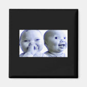 Funny Niche Baby Gen Z Meme Ai Viral Giggling Ai L Magneet (Voorkant)