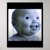 Funny Niche Baby Gen Z Meme Ai Viral Giggling Ai L Poster (Voorkant)