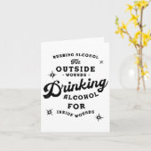 Funny Nick Miller Quote Shirt_ Alcohol Saying New  Kaart (Gele Bloem)