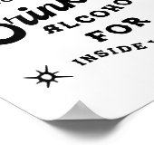 Funny Nick Miller Quote Shirt_ Alcohol Saying New  Poster (Hoek)