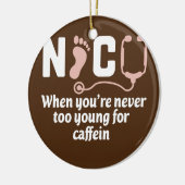 Funny NICU Nurse Keramisch Ornament (Links)