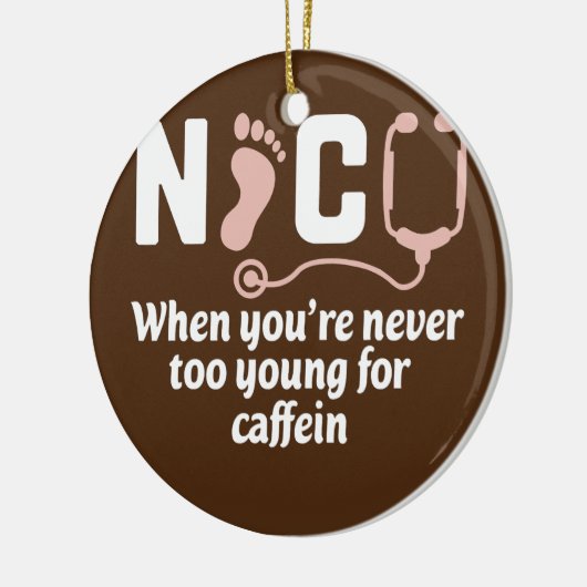 Funny NICU Nurse Keramisch Ornament (Links)