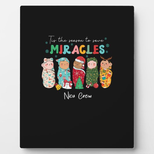 Funny Nicu Nurse Nurse Appreciation Christmas Fotoplaat (Voorkant)