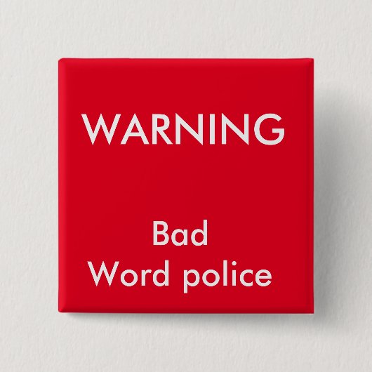 Funny, nieuwe ouder, kinder vierkante button 5,1 cm (Voorkant)