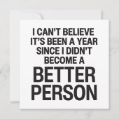 Funny Nieuwjaar Feestdagenkaart (Voorkant)