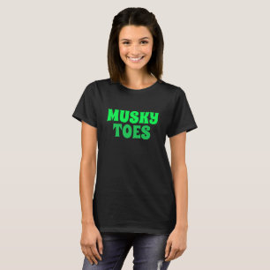 Funny nieuwty t-shirt MUSKY TOES  shirt