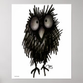 Funny Night Owl Poster (Voorkant)