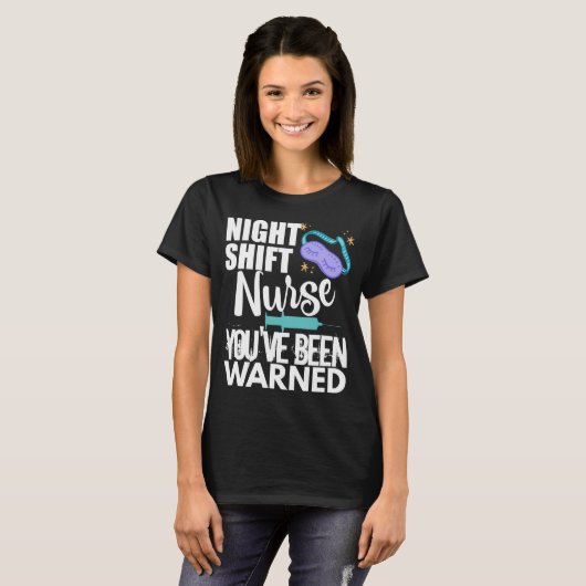 Funny Night Shift Zurse Women's Shirt (Voorkant volledig)