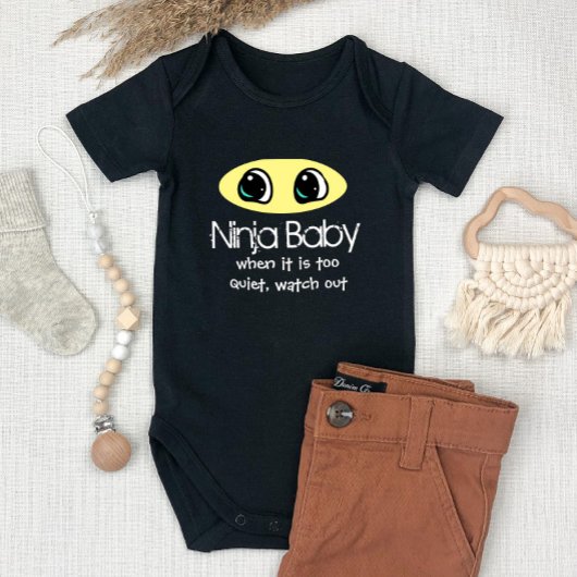 Funny Ninja Baby - Bodysuit