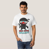Funny ninja clown t-shirt (Voorkant volledig)