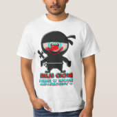 Funny ninja clown t-shirt (Voorkant)