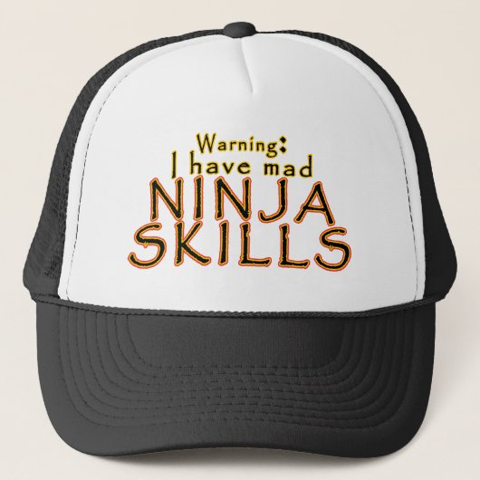 Funny Ninja Joke Trucker Hats Pet (Voorkant)