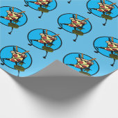 FUNNY NINJA PIZZA MATTE WRAPPING PAPER CADEAUPAPIER (Hoek)