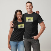 Funny Nj State Vanity License Bord Aries T-shirt (Unisex)