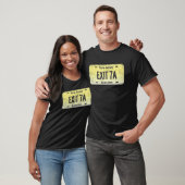 Funny NJ State Vanity License Bord EXIT 7A T-shirt (Unisex)