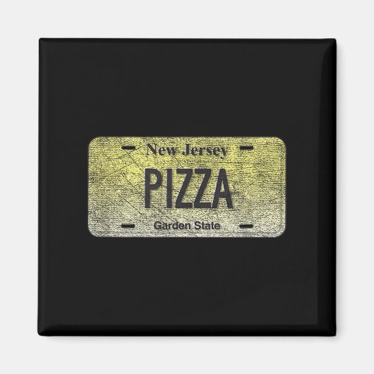Funny Nj State Vanity License Plate Zza  Magneet (Voorkant)