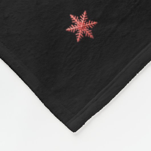 Funny Nk Flamingo Christmas Tree Lights Xmas Snowf Fleece Deken (Hoek)