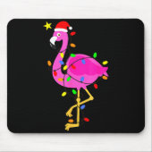 Funny Nk Flamingo In Santa Hat Christmas In July M Muismat (Voorkant)