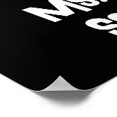 Funny No Cells in Science Room Poster (Hoek)