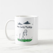 Funny No Golf Today Sad Stickman Golfer Golfers Me Koffiemok (Links)