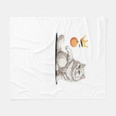 Funny No Kings In America Fleece Deken (Voorkant (Horizontaal))