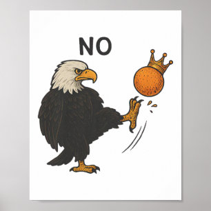 Funny No Kings in America Mannen Vrouwen Poster