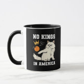 Funny No Kings in America Retro Classic Style Mok (Links)
