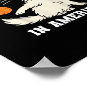 Funny No Kings in America Retro Classic Style Poster (Hoek)