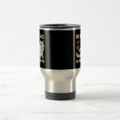 Funny No Kings in America Retro Classic Style Reisbeker (Center)