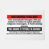 Funny No Soliciting Deurmat (Voorkant)