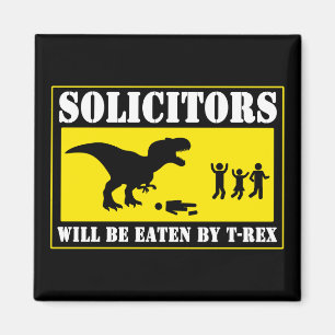Funny No Soliciting Magneet