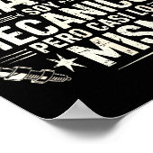 Funny No Soy Mago Soy Mecánico Car Mechanic Spani- Poster (Hoek)