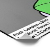 Funny No Squid Zone Poster (Hoek)