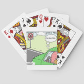 Funny No Squid Zone Speelkaarten (Achterkant)