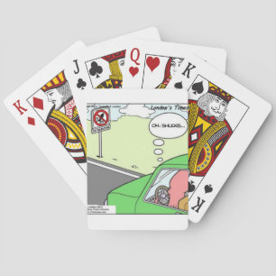 Funny No Squid Zone Speelkaarten