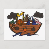Funny Noah's Ark Cartoon Briefkaart (Voorkant)