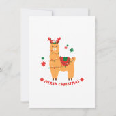 funny noel cartoons santa card (Achterkant)