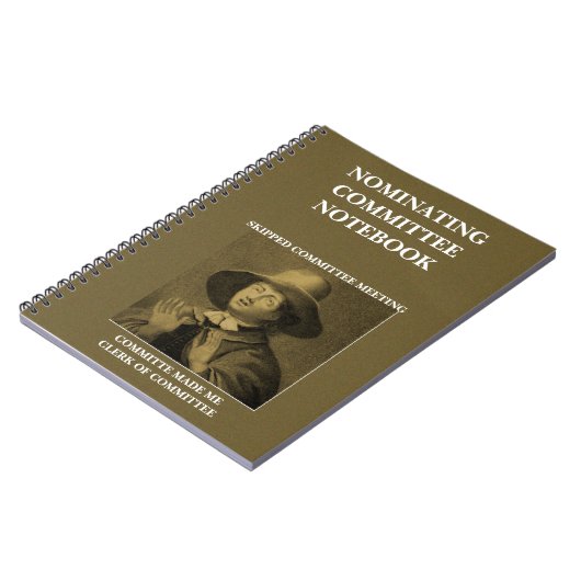 Funny Nomining Committee Quaker Meme Notitieboek (Linkerzijde)