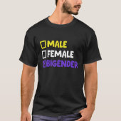 Funny Nonbinary And Bigender T-shirt (Voorkant)