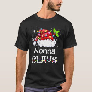 Funny Nonna Claus kerstpyjama Santa T-shirt