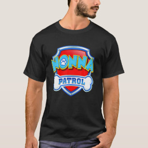 Funny nonna Patrol - Dog mama, papa voor mannen vr T-shirt