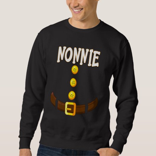 Funny Nonnie Kerstgenoome Dwarf Matching Elf Co Trui (Voorkant)