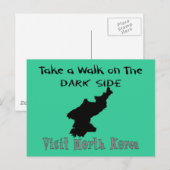 Funny Noord-Korea T-shirts en cadeautjes Briefkaart (Voorkant / Achterkant)
