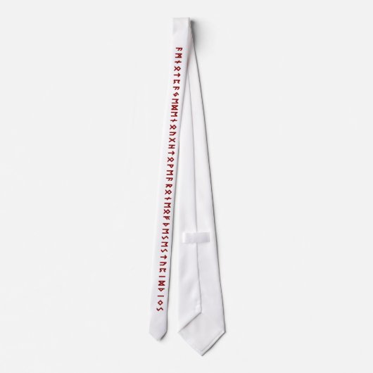 Funny Nordic Rune Stropdas (Achterkant)