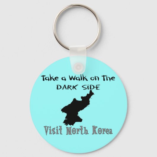 Funny North Korea T-shirts en cadeautjes Sleutelhanger (Voorkant)